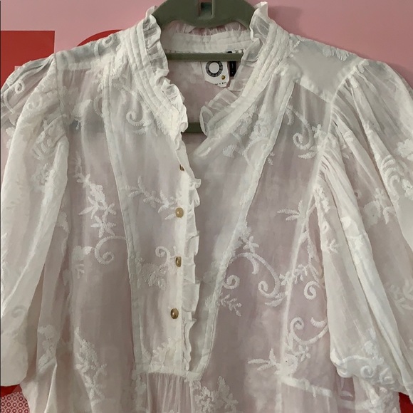 Akemi + Kim Embroidered Blouse from Anthropologie - Picture 4 of 5